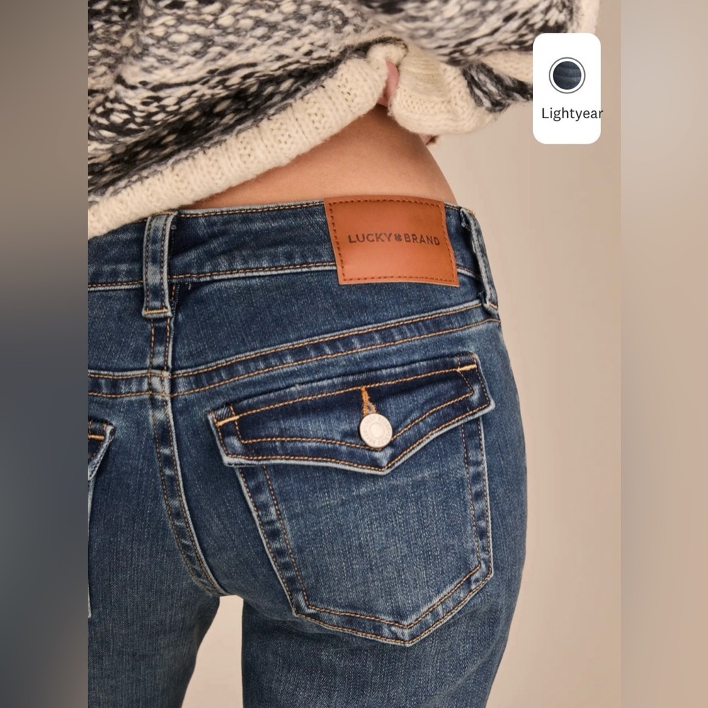 Lucky Brand Dark Wash Flare Jeans - Picture 6 of 11
